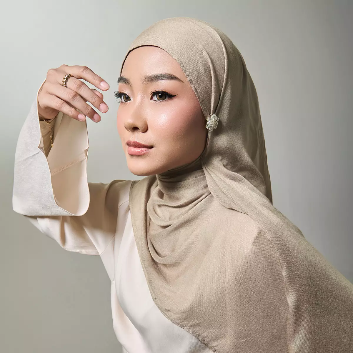 [New Collection] ZM Zaskia Mecca - Leeya Tortilla Pashmina Viscose Muslim - Jilbab Bahan Viscose Premium