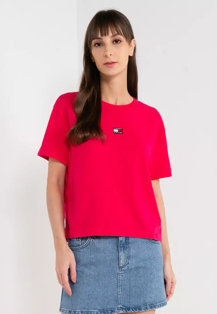 Badge tee tommy jeans online