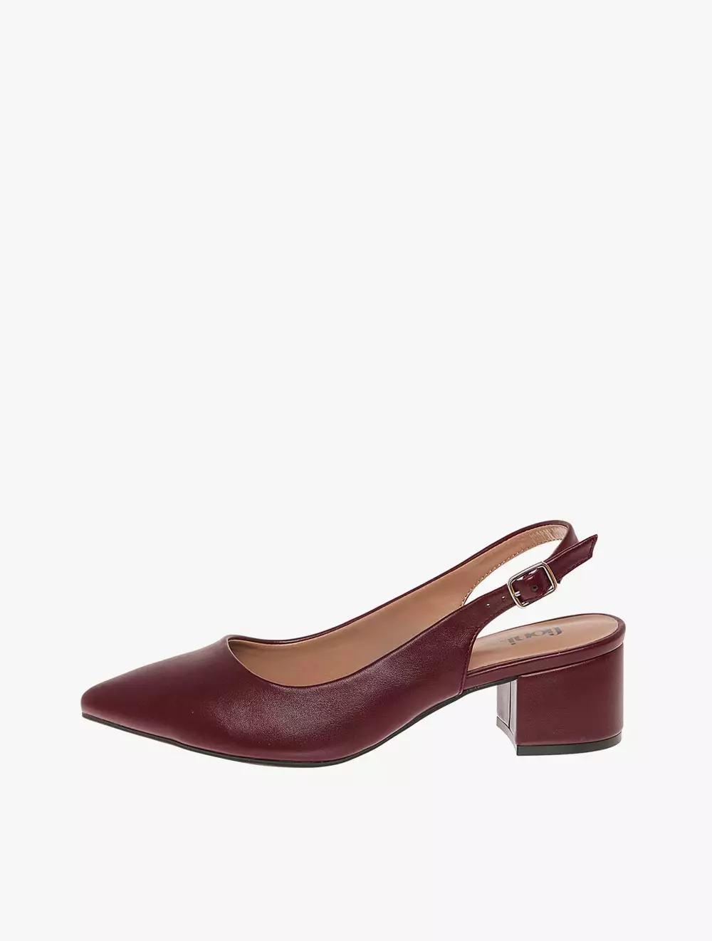 Payless Fioni Women Mana Low Block Heels - Dark Red_04