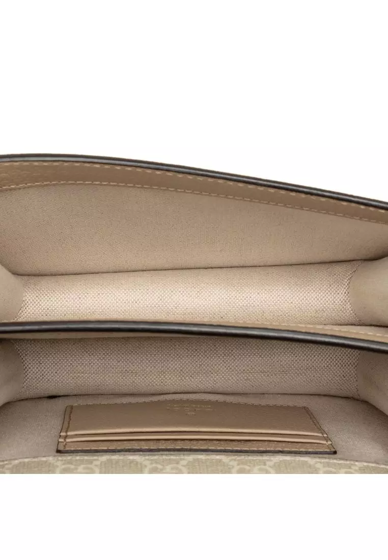 Pre-Loved Gucci Mini Gg Supreme Interlocking G Crossbody