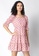 FabAlley pink Pink Polka Puff Sleeves Tiered Skater Dress F2555AA9FD6AC2GS_3