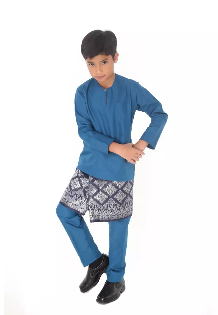 Baju Melayu Moden Teluk Belanga For Kids