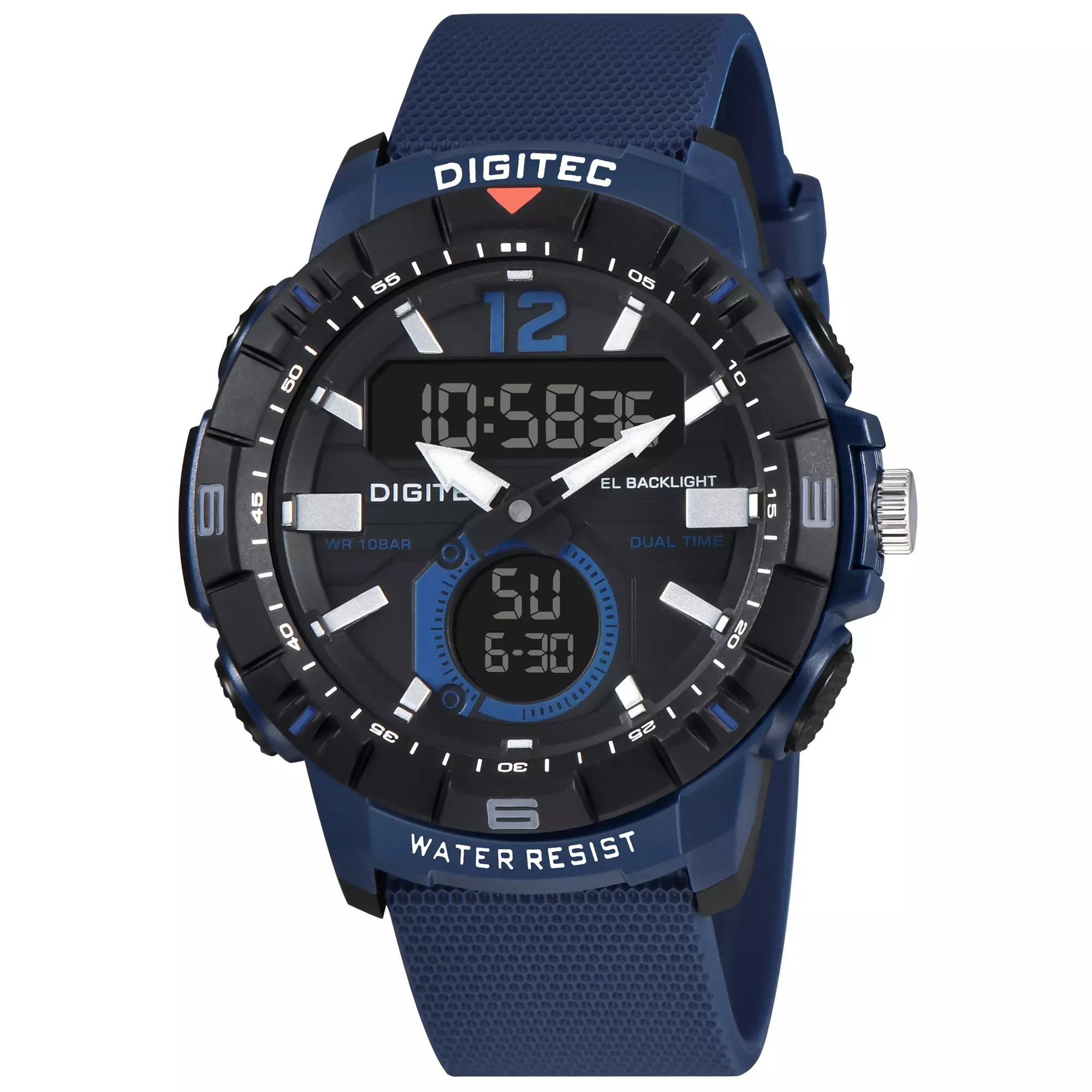 DIGITEC DA-2140T Jam Tangan Pria Dual Time Water Resist