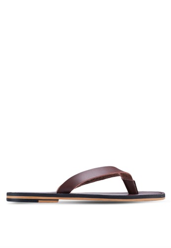 Leather Thong Strap Flip Flop