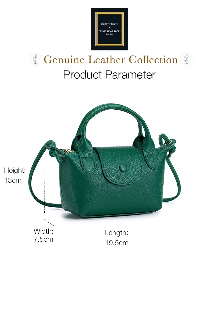 Multi Purpose Full Grain Leather Mini Cross-Body Bag JW AN-2305