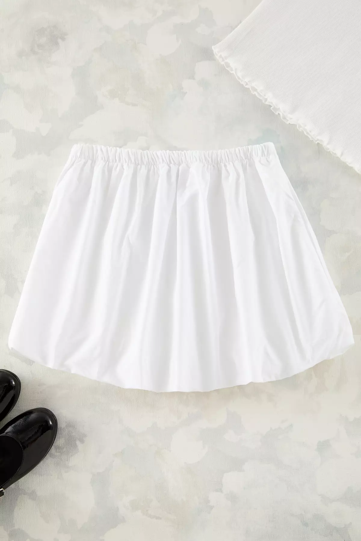 Balloon Fit Mini Skirt