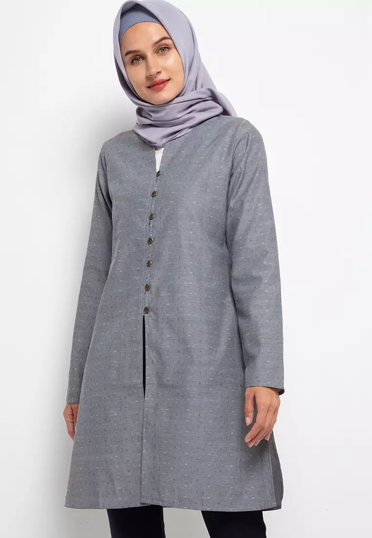 AZZAR Lala Tunic in Grey