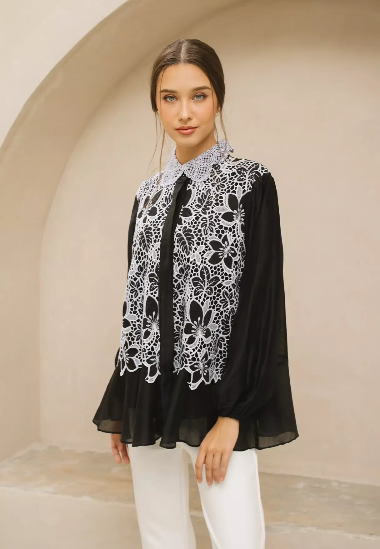 Emilie Blouse - Midnight