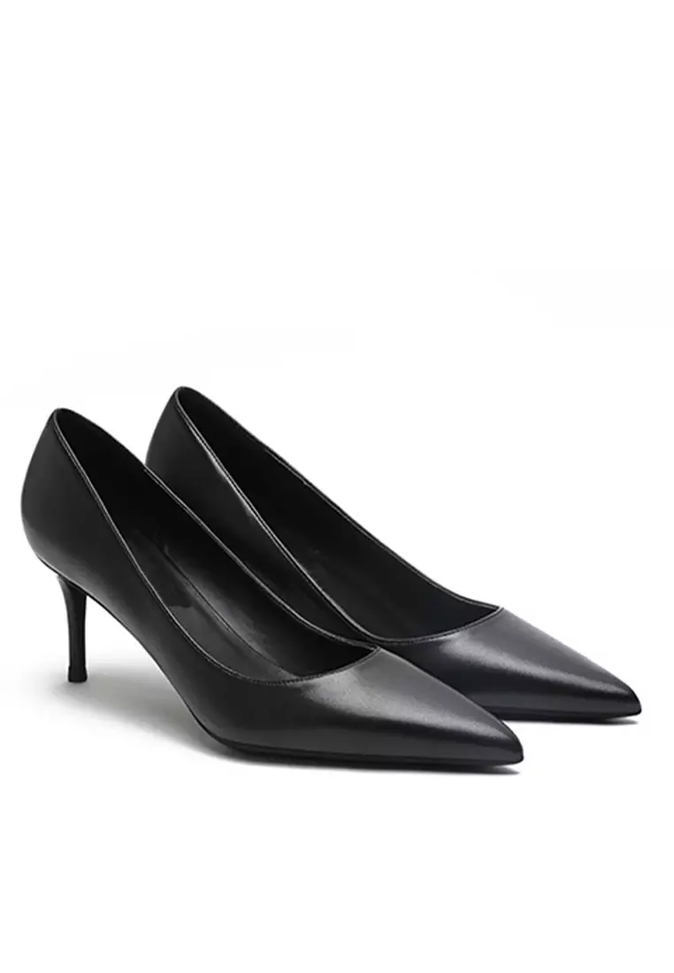 6CM Uniform Pointed High Heel Shoes HZL161
