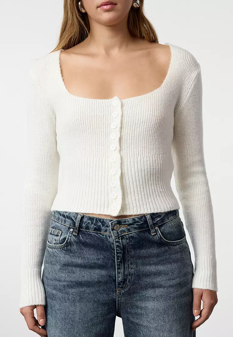Square Crop Cardigan