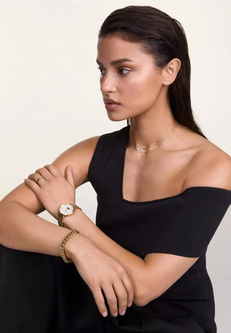 Chunky Chain Bracelet Gold - Unisex Bracelet for women and men stainless steel Bracelet DW Official Authentic Original