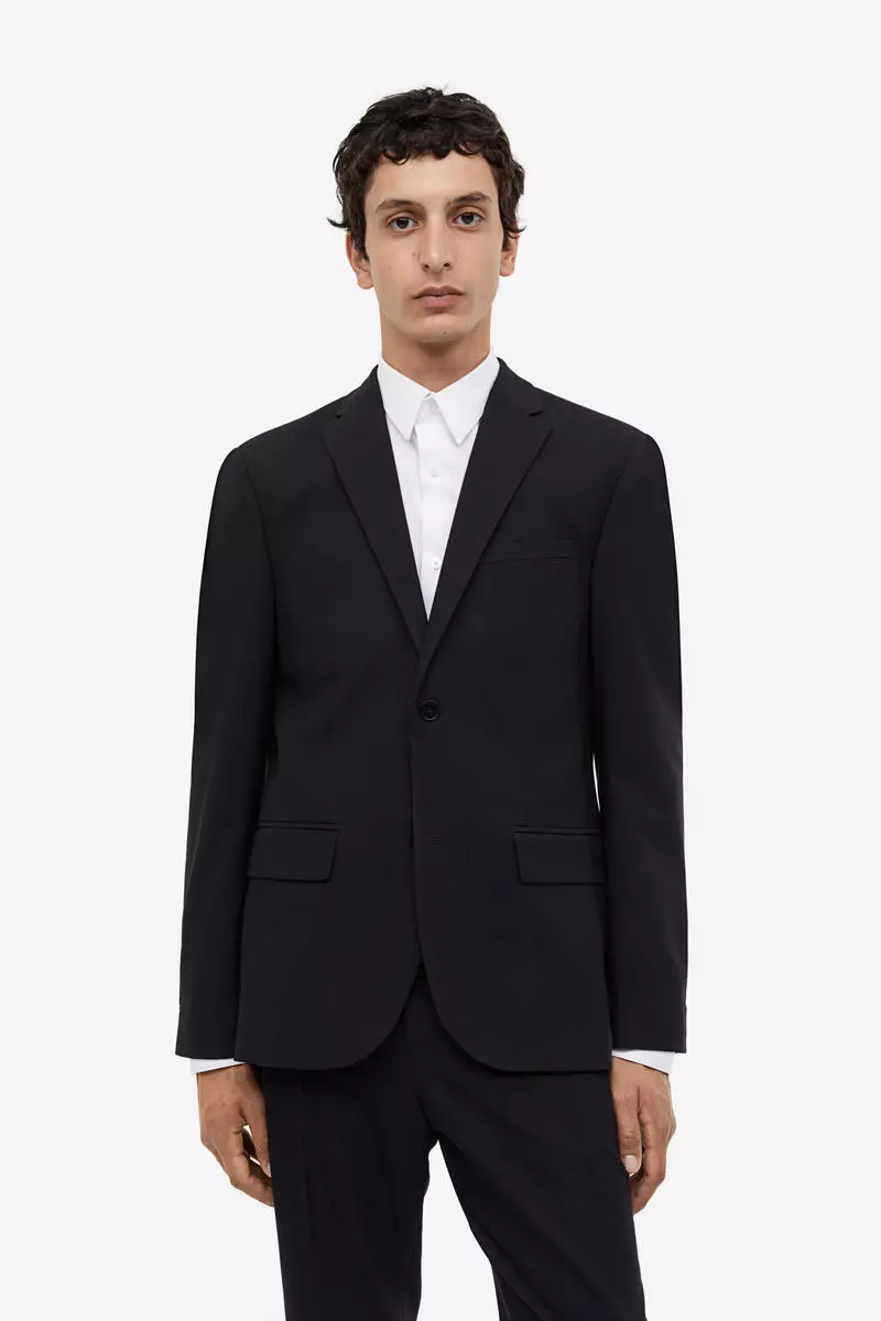 Buy H M Slim Fit Jacket 2024 Online ZALORA Philippines
