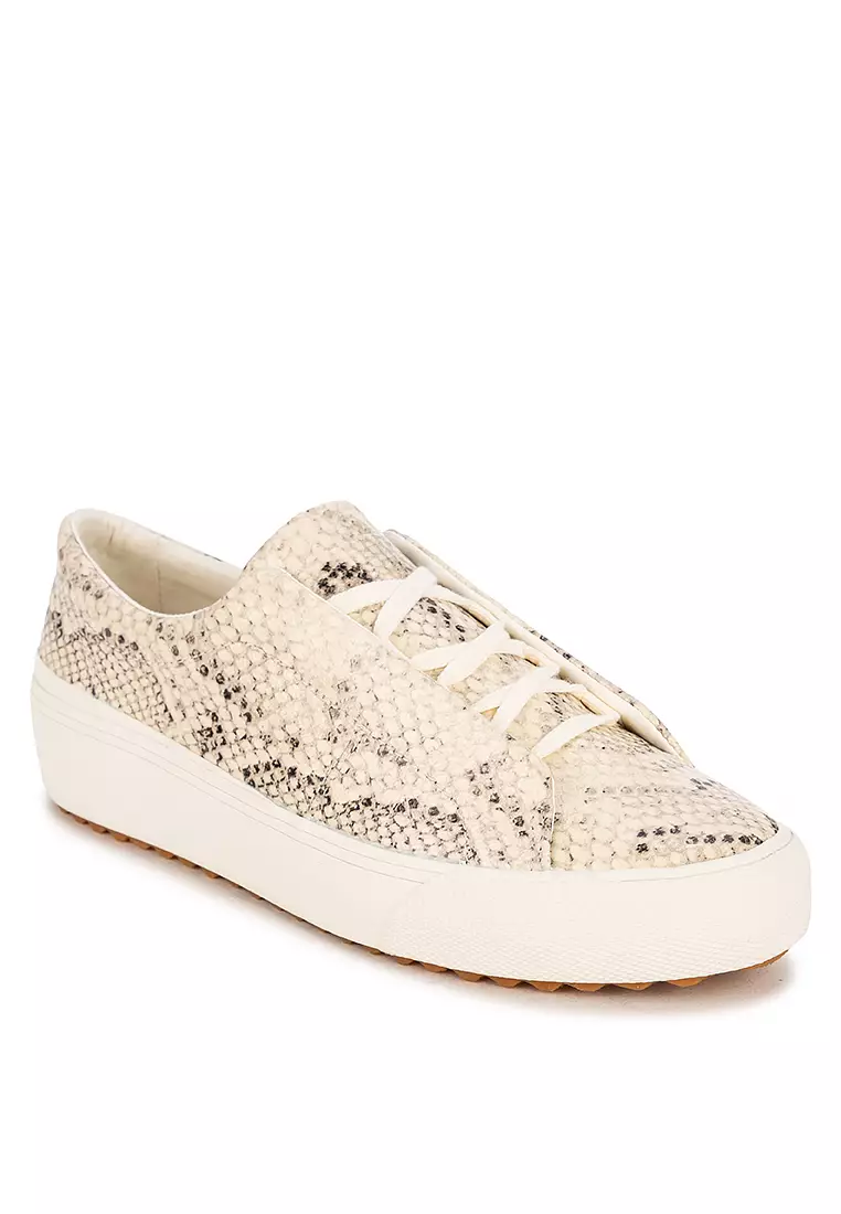 Discount on Keds  shoes - SKU: Remi Leather Snakeskin Sneakers