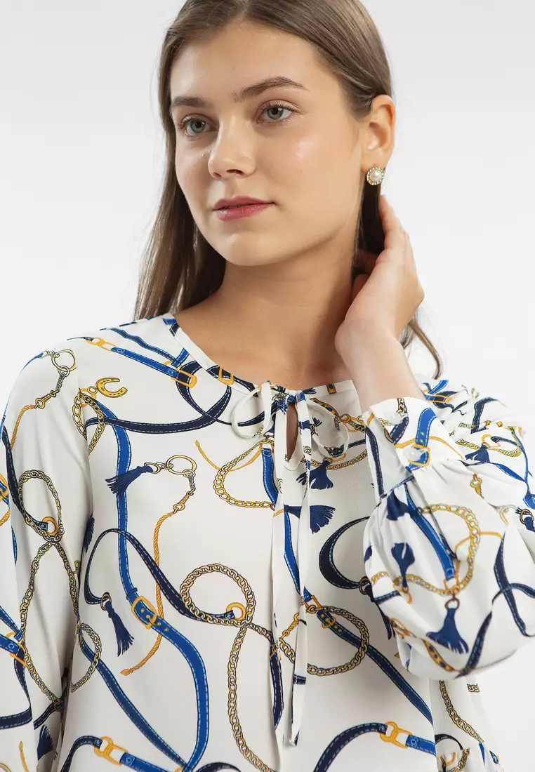 Minimal Clera Blouse Offwhite