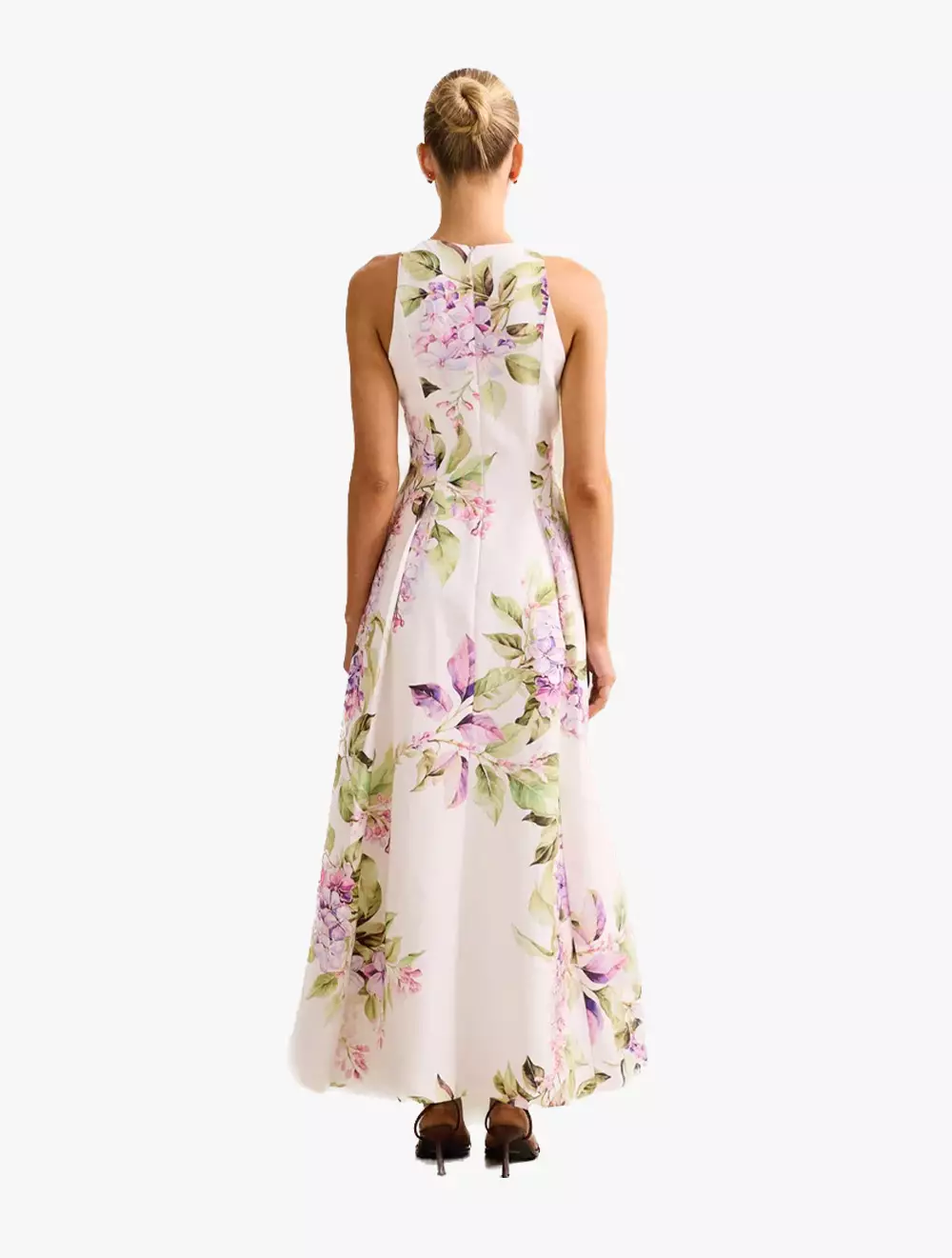 Sophia High Neck Printed Midi