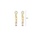 Glamorousky white 925 Sterling Silver Plated Gold Fashion Elegant Geometric Tassel Earrings with Cubic Zirconia 2172BAC6BFA676GS_2
