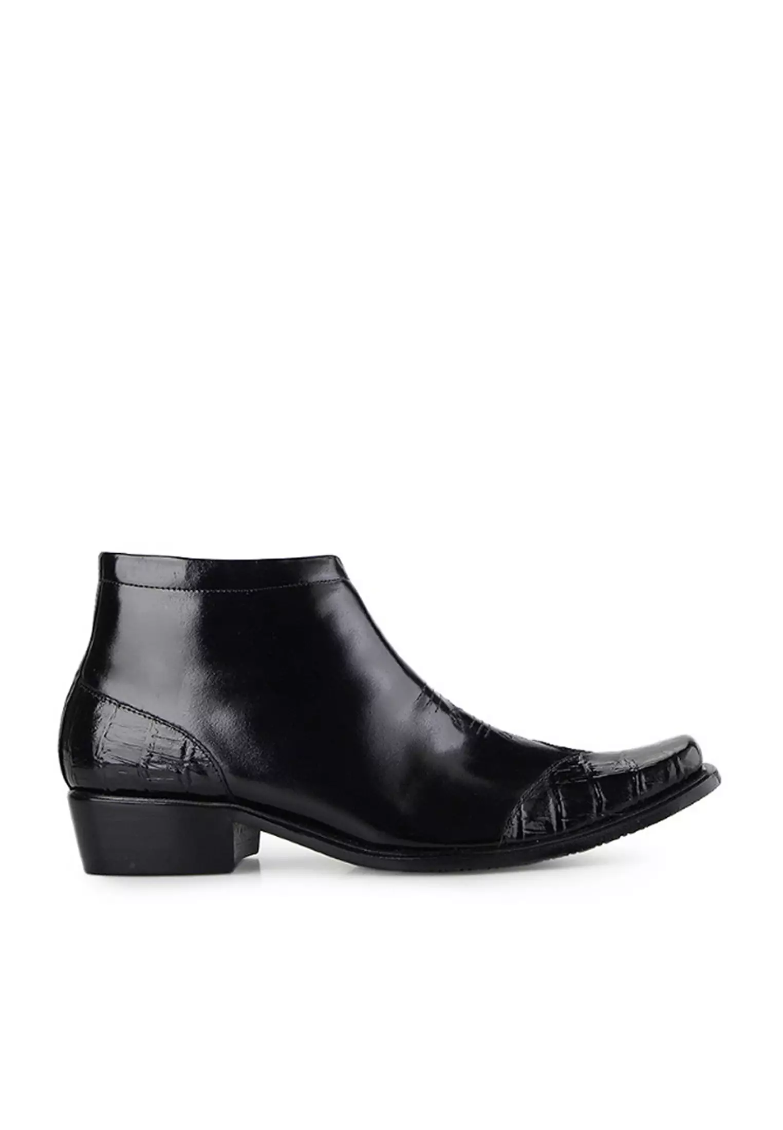 Michael Sepatu Boots Formal Pria Kulit Asli