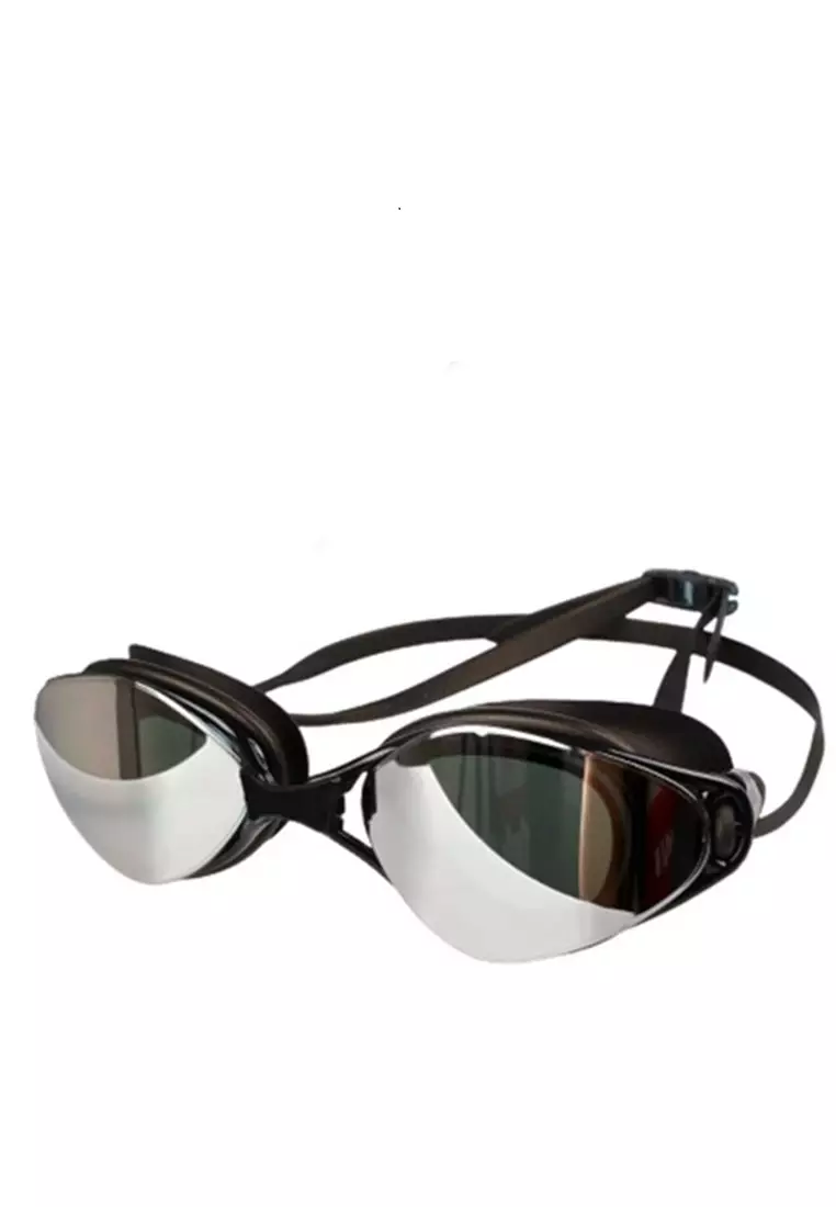 Qanic Kacamata Renang Anti Fog UV Protection Perfect Design Material Polycarbonate ORIGINAL - Black