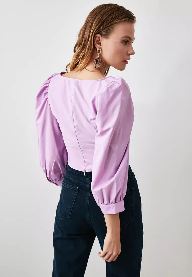 Balloon Sleeves Blouse