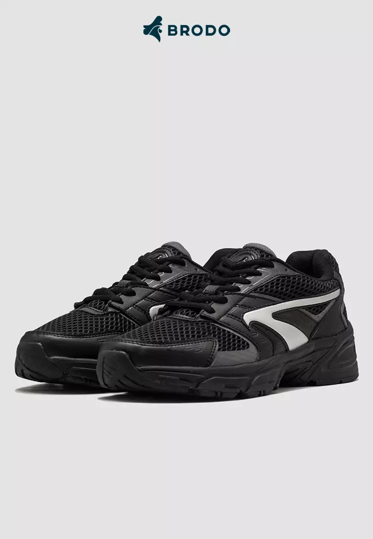 BRODO - Sneakers Ace Neptune Charcoal Silver BS