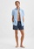 Selected Homme navy Classic Print Swim Shorts 4FC7DUSE6D638BGS_5