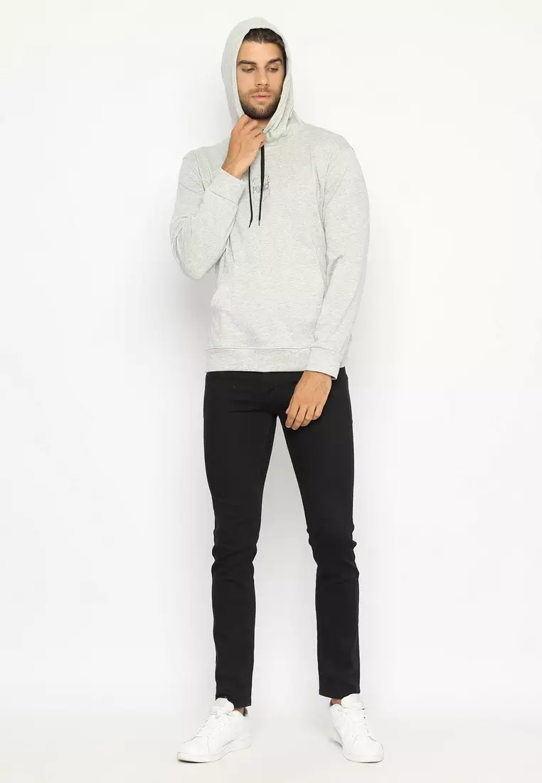 POLICE Hoodie Bordir Pria 20720018