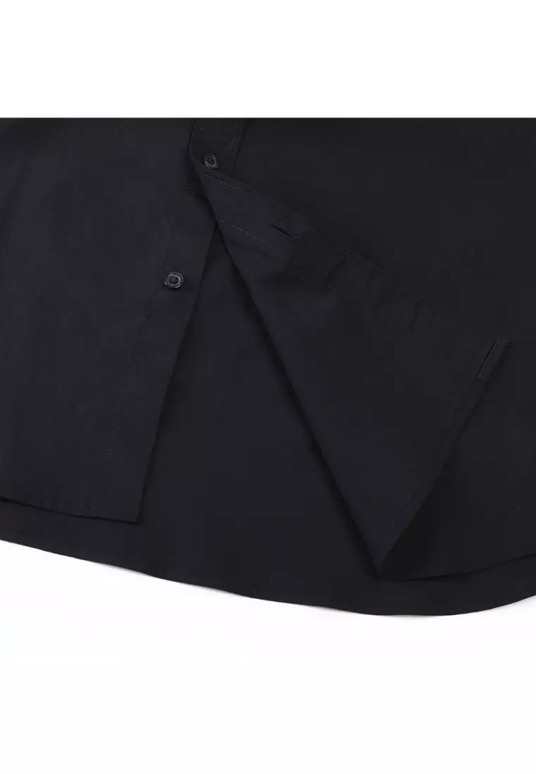 Buy GIORDANO Men's Stretch Poplin Long Sleeve Shirt 01042002 Online ...