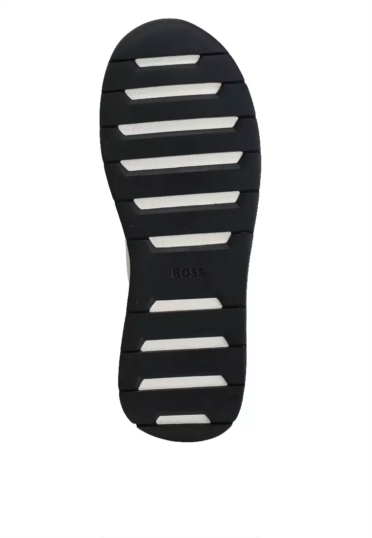 Textured Low Top Trainers - BOSS Mainline