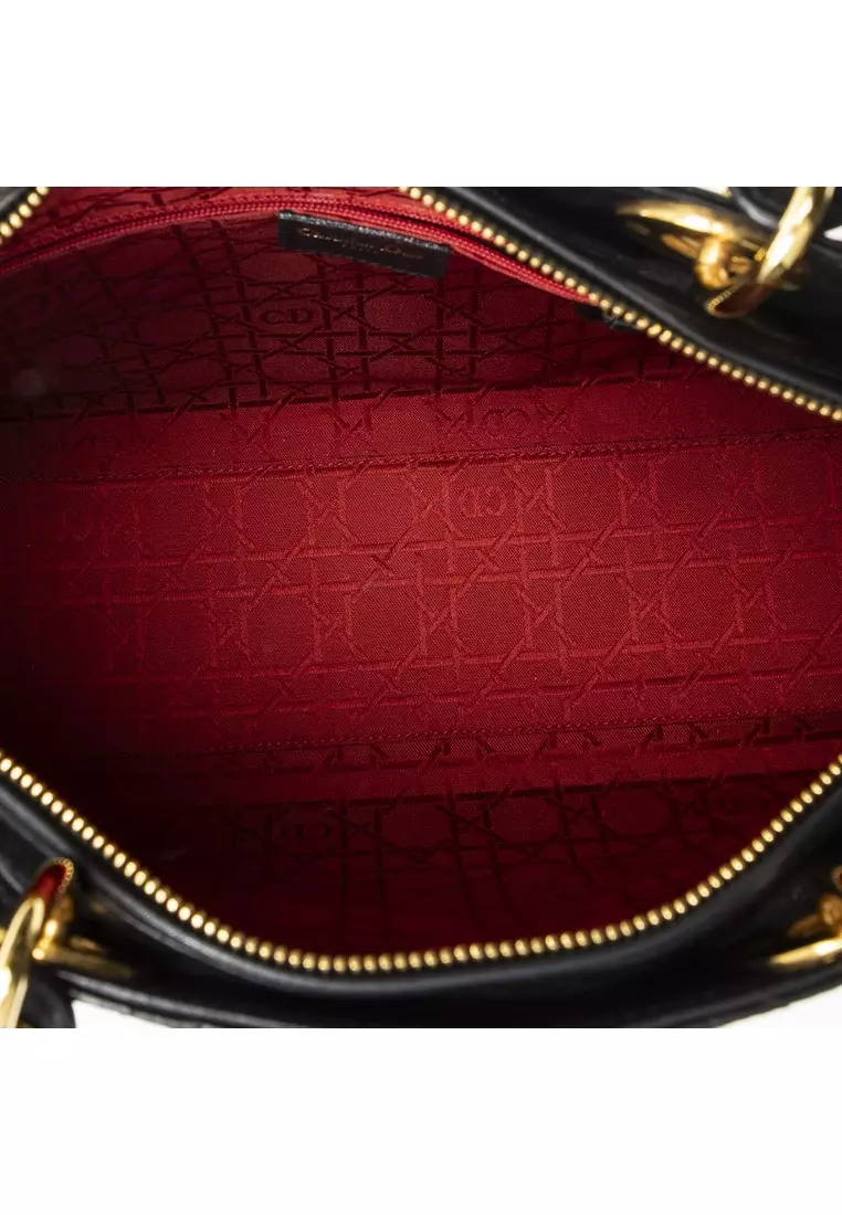 Pre-Loved Large Lady Dior Zip