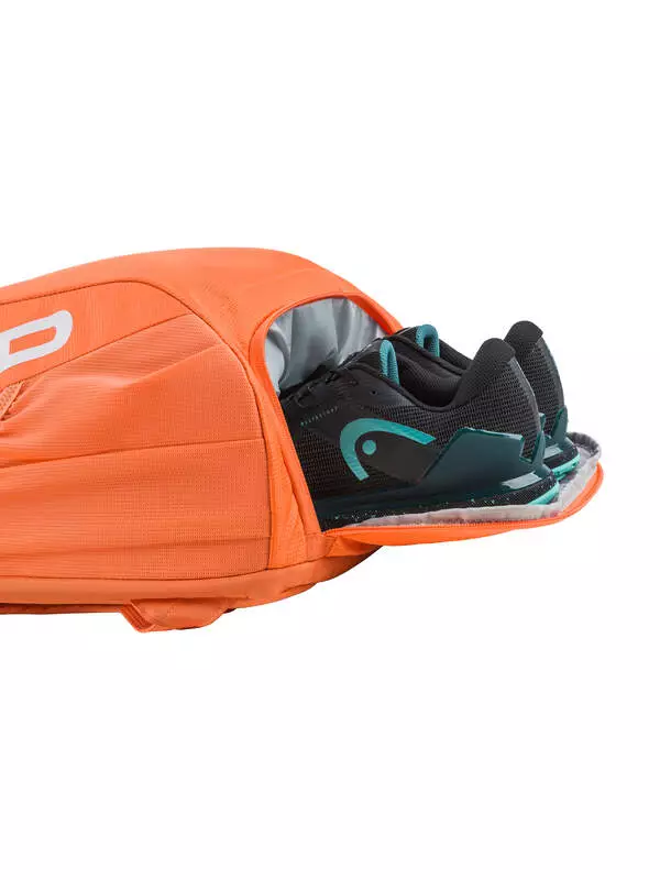 HEAD Tennis Tour Backpack 25L Orange 260336 - Tas Tennis (Oranye)