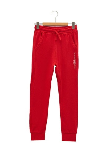 LC WAIKIKI red Printed Boy Jogger Pants FB0E5KA91C77A7GS_1