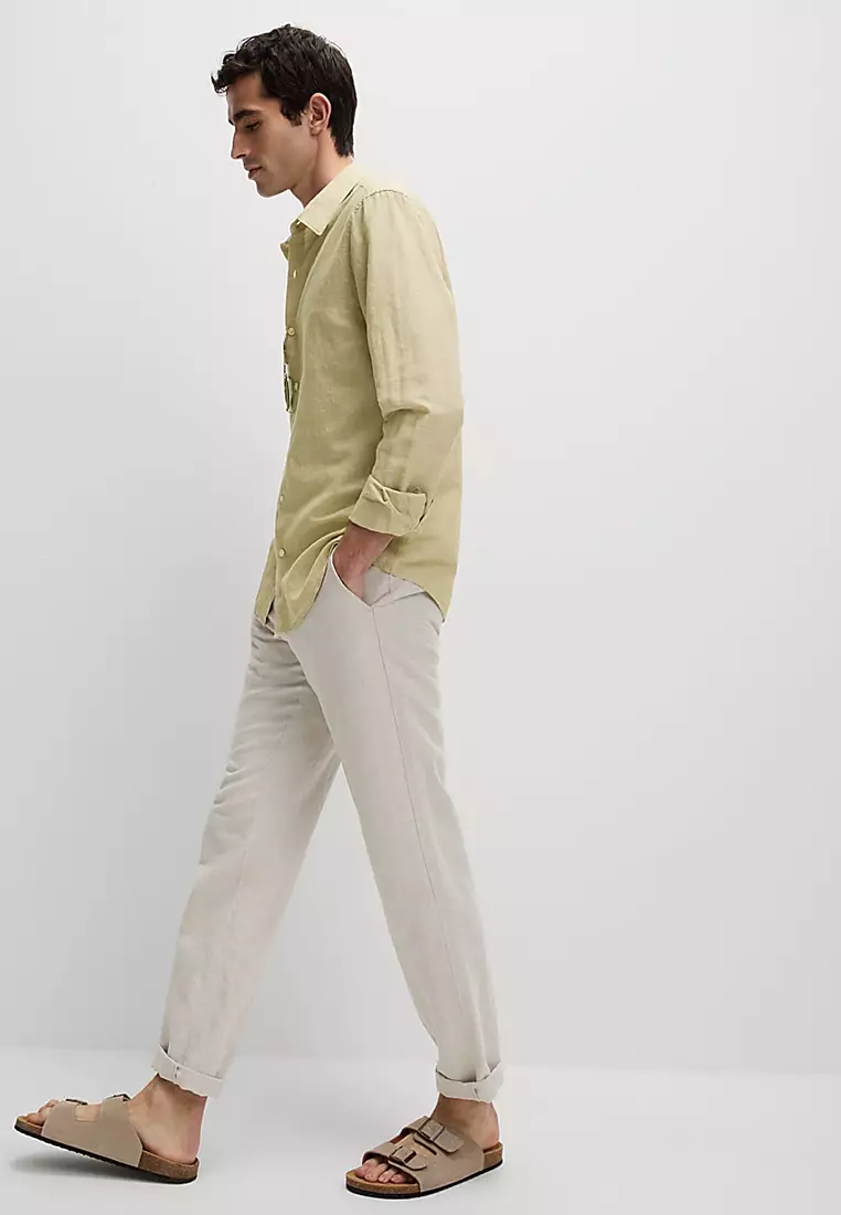 Cotton Linen Blend Shirt