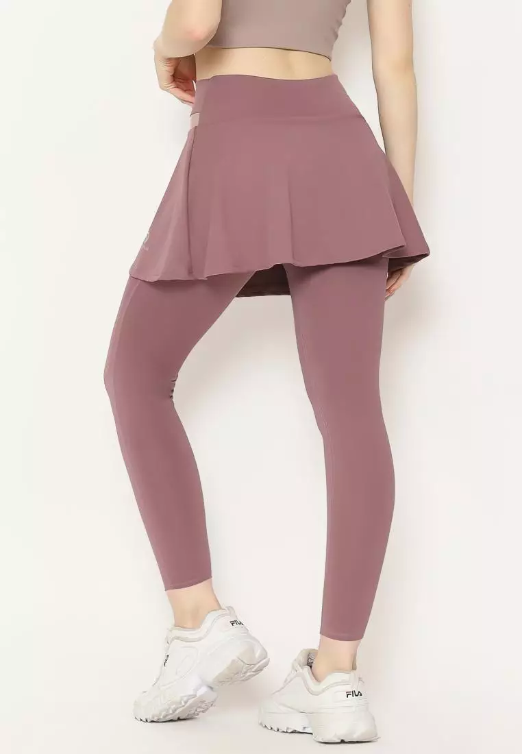 Fitwear - Rok + Legging Olahraga Wanita BEATRIX 2 TONE - PURPLE