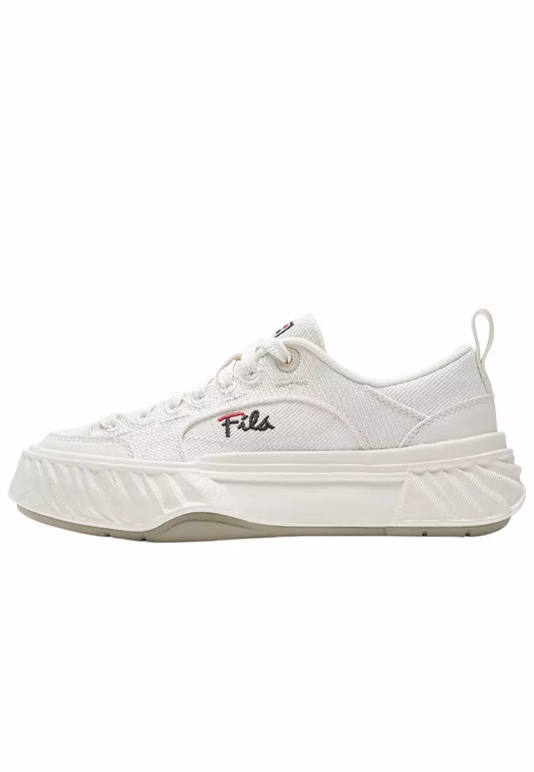 FILA CORE FASHION MILANO Women canvas sneakers (White / Purple)