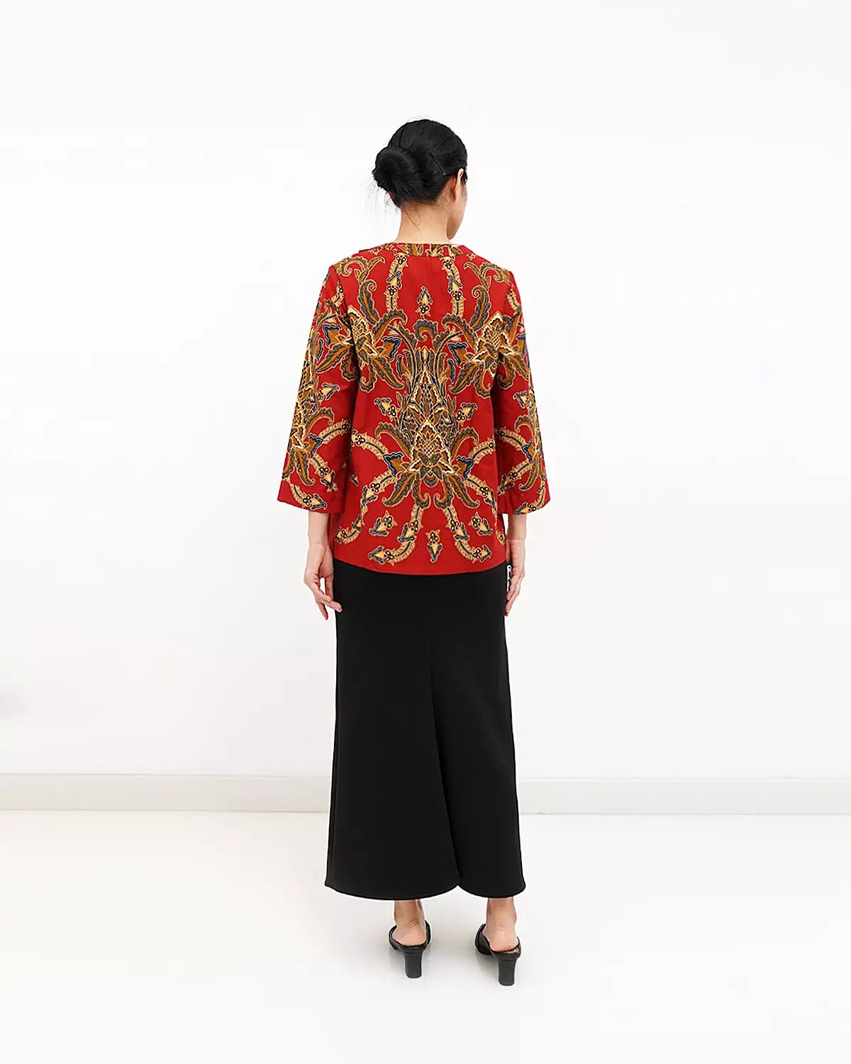 Blouse Tunik Batik Motif sekar pergola