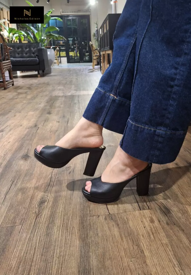 Nicholas Edison Heel Lela Black
