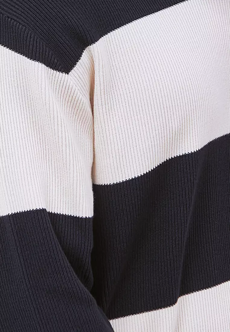 MANZONE - Sweatshirt Lengan Panjang Pria Damaris - Black Warna Black