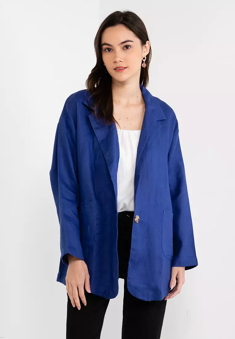 Buy Colours Thread Clothing Linen Jacket Online ZALORA Malaysia