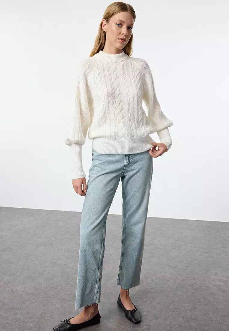 Hair Braided Sweater