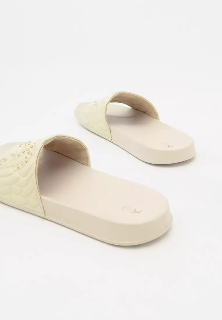 Slide On Flat Sandals