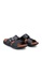 Louis Cuppers black Double Strap Sandals CCBD7SH31183CEGS_2