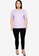 Vero Moda purple Plus Size Merry Sleeve T-Shirt 80C04AA84670E3GS_3