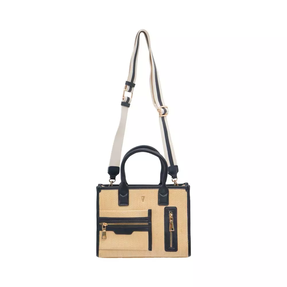 [THYS] THYS SHOPPPER TAS TANGAN WOVEN MEDIUM - HITAM