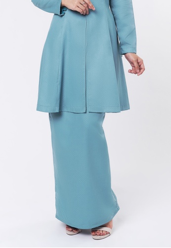 Buy CITRA Kurung Riau Teal Green Plus Size from Inhanna in Green only 249