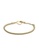 PANDORA gold Pandora Moments 14K Gold-Plated Heart T-Bar Snake Chain Bracelet 58549AC4B7F071GS_2
