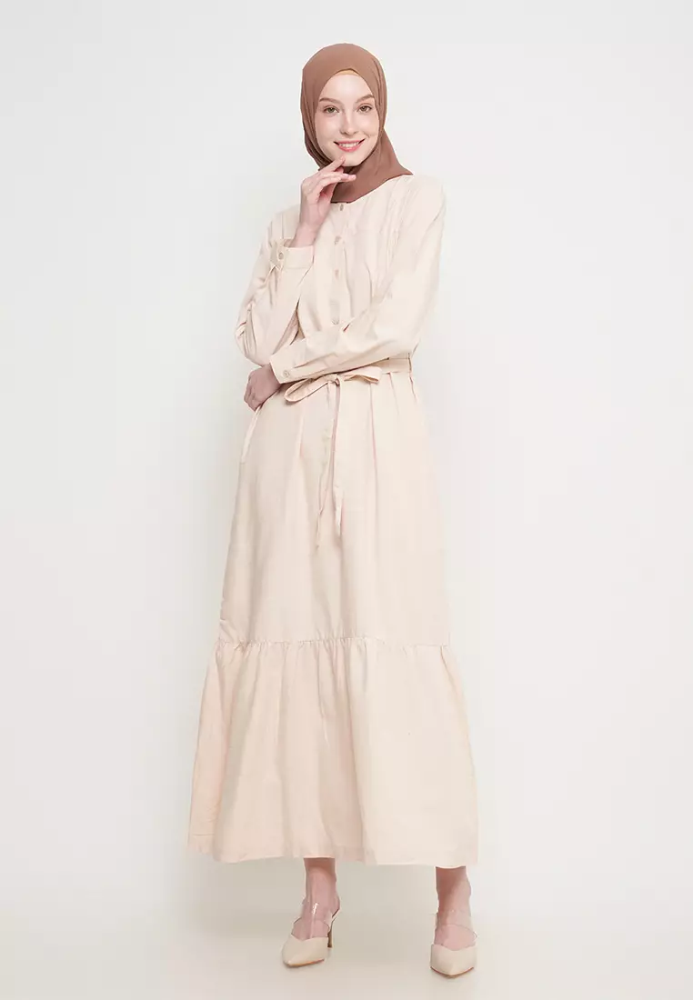 Shanika Dress Cream (G.4202)