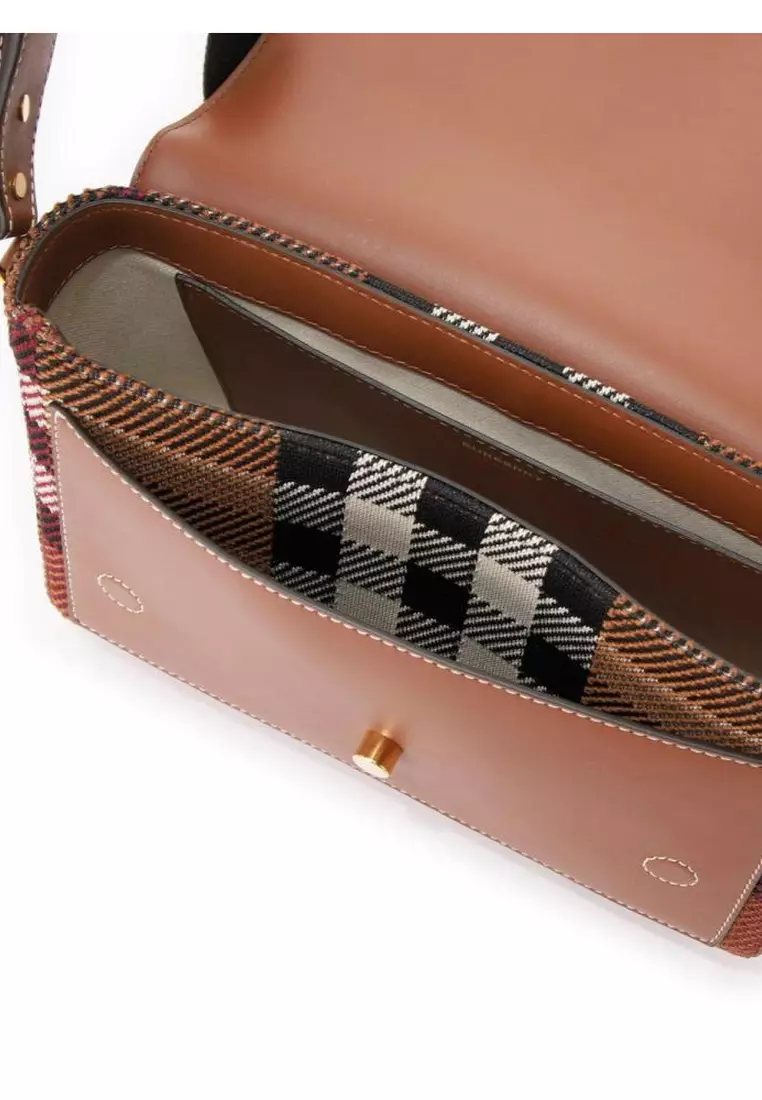 Top Handle Note Bag in Dark Birch Brown - Women