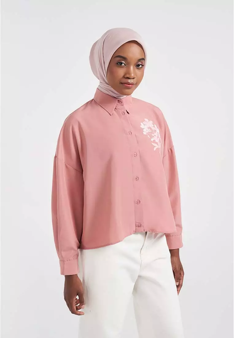 Ria Miranda Dusty Pink Archio Shirt