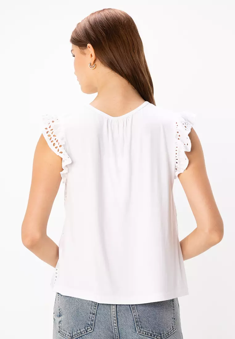 Marga Zindy Life Cap Sleeve Top