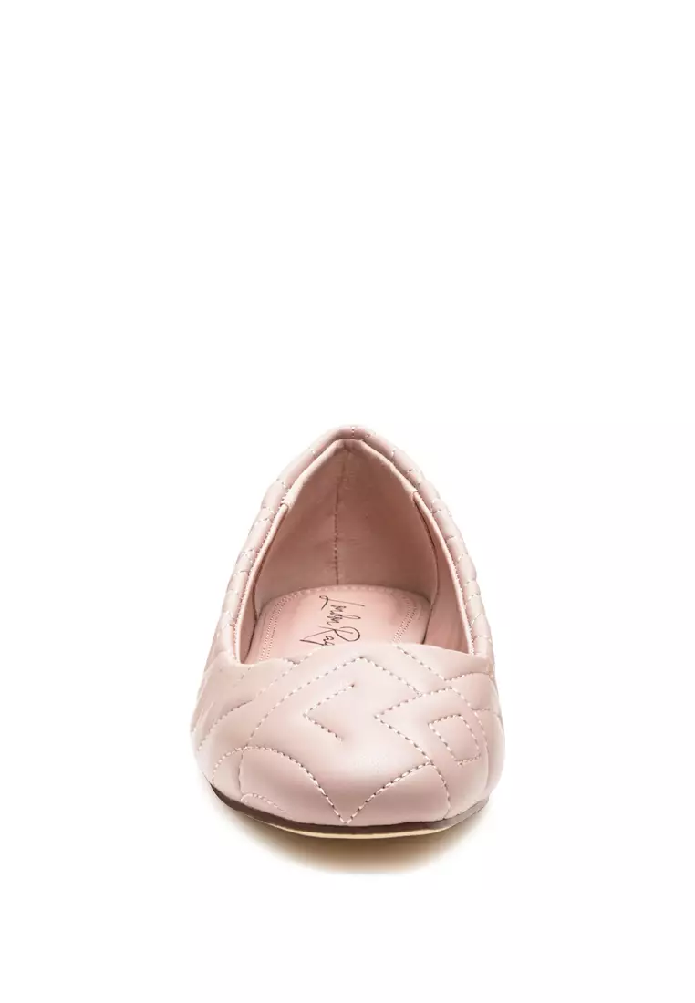 Jual London Rag Nude Quilted Ballerina Flats Original 2024 Zalora